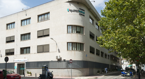 Fachada del Hospital Quirónsalud Albacete